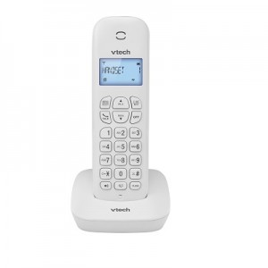 ES2310A White Vtech Digital Cordless Phone with Blue Backlit and Speakerphone