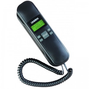 AS7103 Black Trimline Caller ID Corded Phone