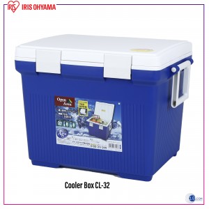 Iris Ohyama Japan Portable Cooler Box, Camping Box, Fishing Box CL-32 (Blue)