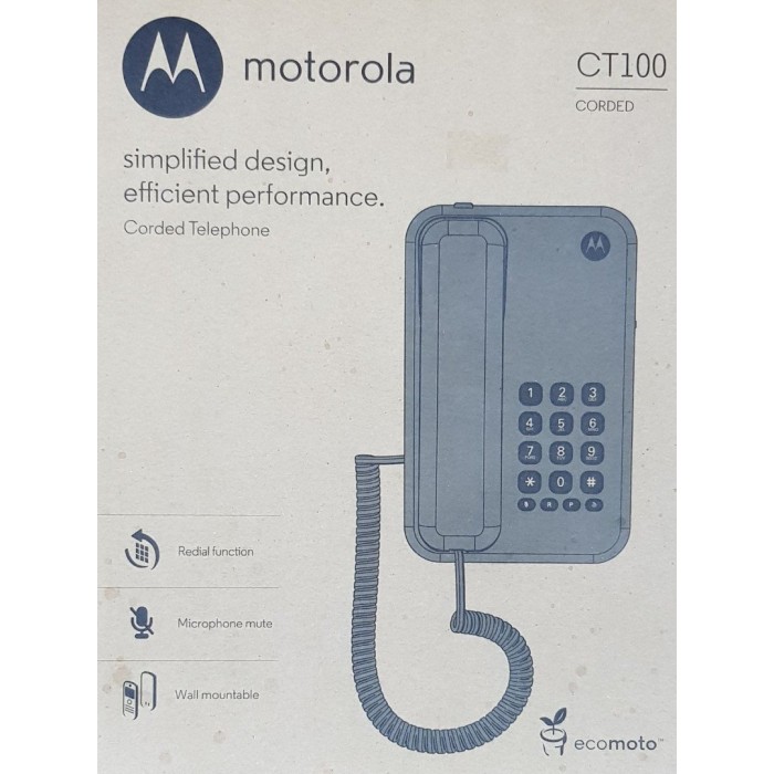 Motorola Téléphone Fixe CT100 